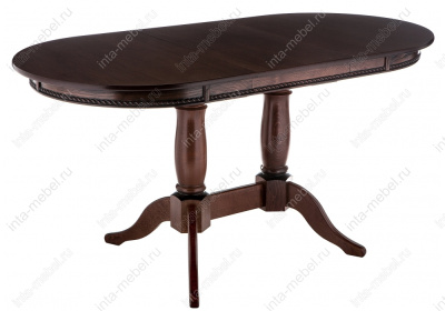 Стол деревянный Кантри 120 орех с коричневой патиной. Фото №2