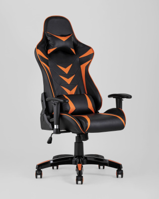 Кресло игровое TopChairs Corvette оранжевое фото Кресло игровое TopChairs Corvette оранжевое. Фото №3