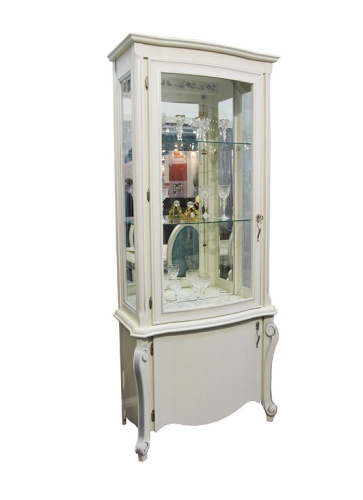 Шкаф с витриной Луиза ММ-257-01. Фото №1