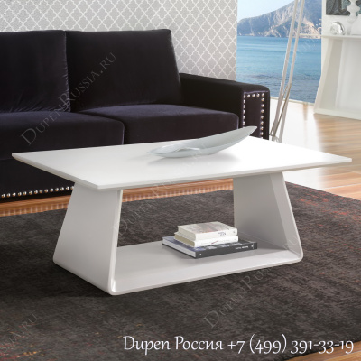 Журнальный стол DUPEN CT-222 Белый матовый фото Журнальный стол DUPEN CT-222 Белый матовый. Фото №3