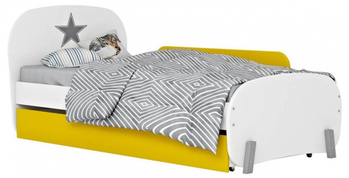 Ограничитель для кровати Polini Kids Mirum, желтый. Фото №3