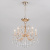 Подвесная люстра Eurosvet Collana 10096/5 золото/прозрачный хрусталь Strotskis. Фото №2