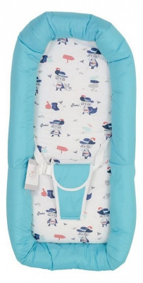 Шезлонг детский Polini kids Коты, голубой фото Шезлонг детский Polini kids Коты, голубой. Фото №4