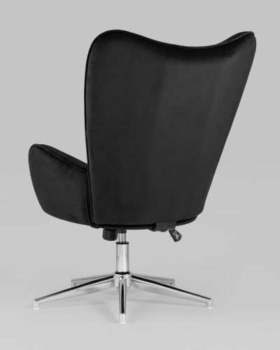 Кресло Филадельфия велюр черный. Фото №7