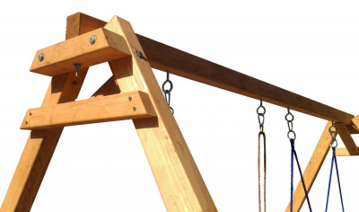 Качели детские Р911-17, коричневый фото Качели детские Р911-17, коричневый. Фото №5