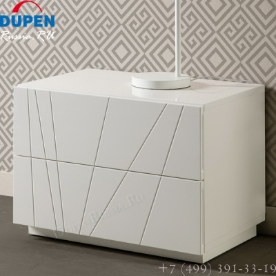 Тумба прикроватная DUPEN М-137 OCEAN белая фото Тумба прикроватная DUPEN М-137 OCEAN белая. Фото №2