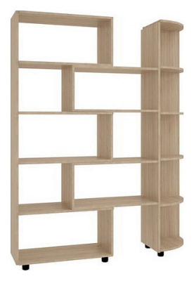 Стеллаж 2 Дуб сонома. Фото