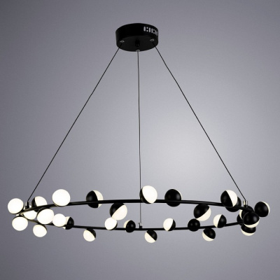 Подвесная люстра Arte Lamp Dexter A3619SP-30BK фото Подвесная люстра Arte Lamp Dexter A3619SP-30BK. Фото №2