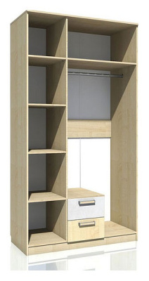 (Сильва) НМ 013.08-01 М Шкаф комбинированный Фанк. Фото