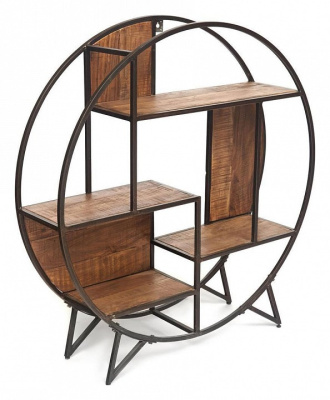 Этажерка Secret de Maison STUBE (mod. G05515А) дерево акация/метaлл, 100х25х106см, хела/металл натуральный. Фото