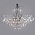 Подвесная люстра Eurosvet Crystal 10080/12 хром/прозрачный хрусталь Strotskis