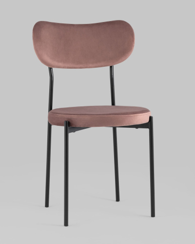 Стул Барбара велюр пыльно-розовый. Фото №3