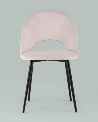 Стул Меган велюр светло-розовый фото Стул Меган велюр светло-розовый. Фото №5