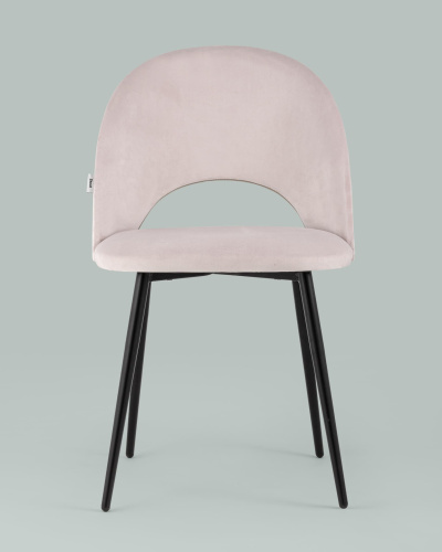 Стул Меган велюр светло-розовый. Фото №5