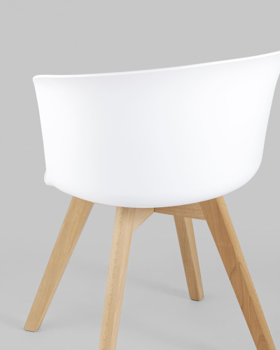 Стул Blossom с подушкой белый. Фото №7