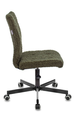 Кресло Бюрократ CH-330M хаки экомех крестовина металл черный. Фото №5