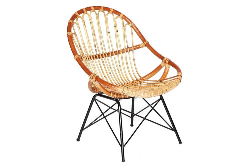 Кресло Secret De Maison Petunia (mod. 01 5088 SP KD/1-1) натуральный ротанг (Светлый мёд). Фото №1