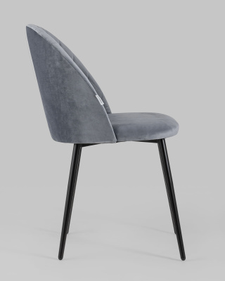Стул Марсель велюр серый. Фото