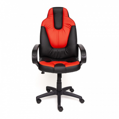 Компьютерное кресло NEO (1) [кож/зам, черный/красный, 36-6/36-161] id -. Фото