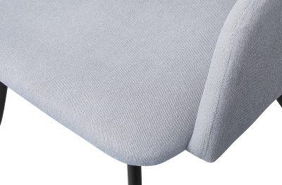 Стул DC-9505 серо-голубой/черный. Фото №2