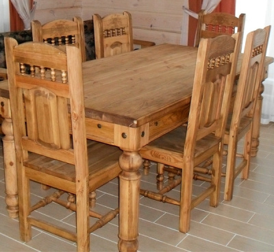 Стол обеденный Викинг GL-05 (6 типоразмеров). Фото №2