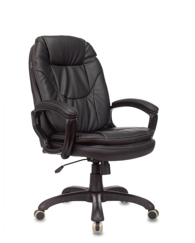 Кресло руководителя Бюрократ CH-868N черный эко.кожа крестовина пластик. Фото №1