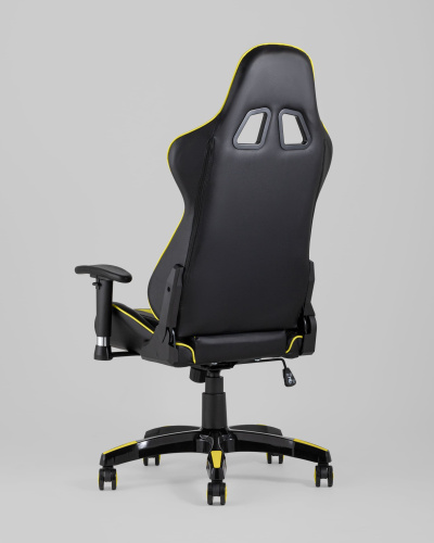 Кресло игровое TopChairs Corvette желтое. Фото №7