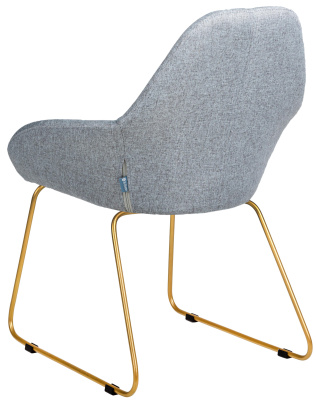 Кресло Kent Грей/Линк Золото. Фото №4