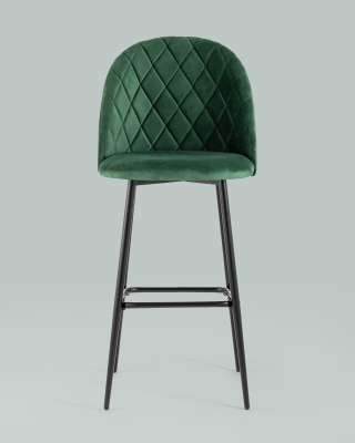 Стул барный Марсель велюр зеленый фото Стул барный Марсель велюр зеленый. Фото №5