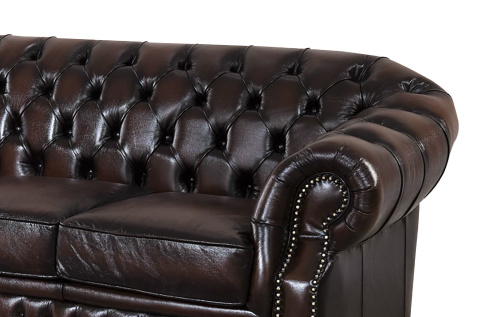 Диван B-128 (3-х местный) коричневый. Фото №14