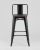 Стул полубарный TOLIX WOOD со спинкой черный глянцевый. Фото №4