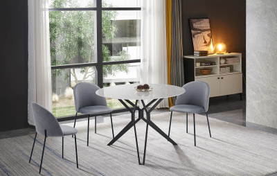 Стол DT-63 серый мрамор. Фото